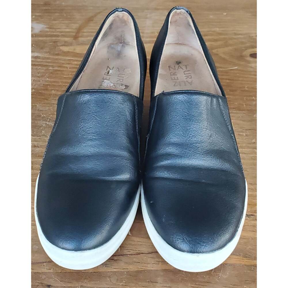Naturalizer Sandra Wedge Slip-on Black Sneakers Women's Size 8